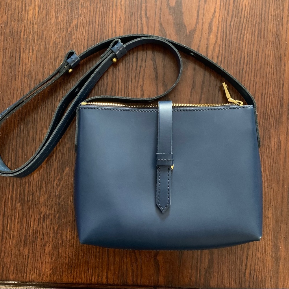J. Crew Navy Blue Parker Crossbody Bag Purse